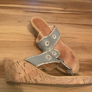 Jack Rogers Wedge Sandal size 8.